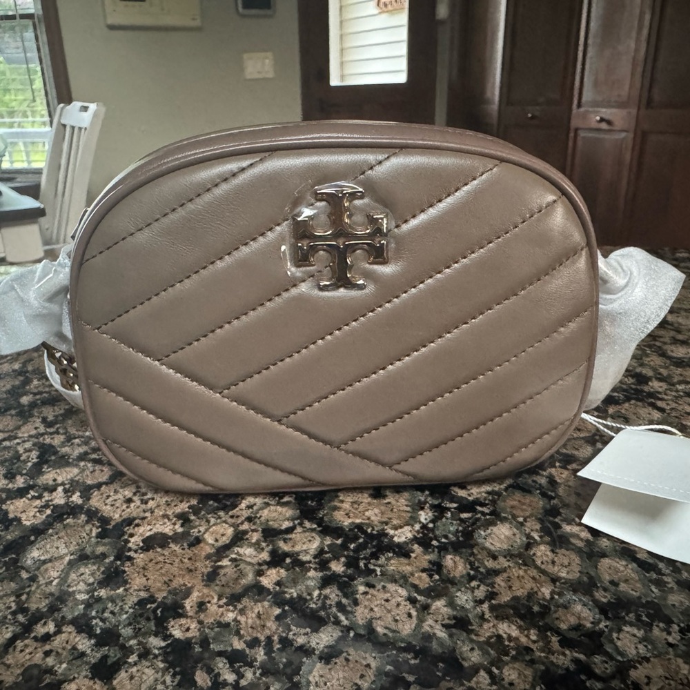 Tory Burch Kira chevron small camera bag